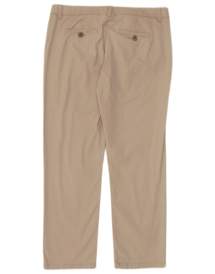 FAT FACE Pantaloni chino pentru femei UK 12 Medium L32 L28 Bej Bumbac