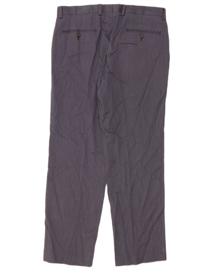 Pantaloni drepți pentru bărbați Ralph Lauren L33 L30 Poliester bleumarin