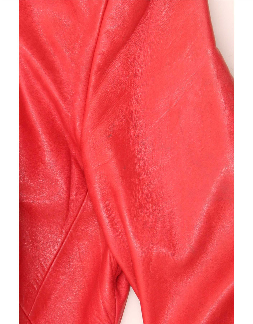 Marc Cain Jachetă Blazer din piele cu 4 nasturi, roșu SUA, pentru femei