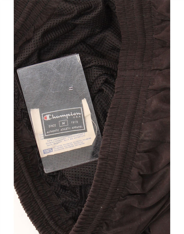 Pantaloni de trening Champion pentru bărbați, poliester mediu negru