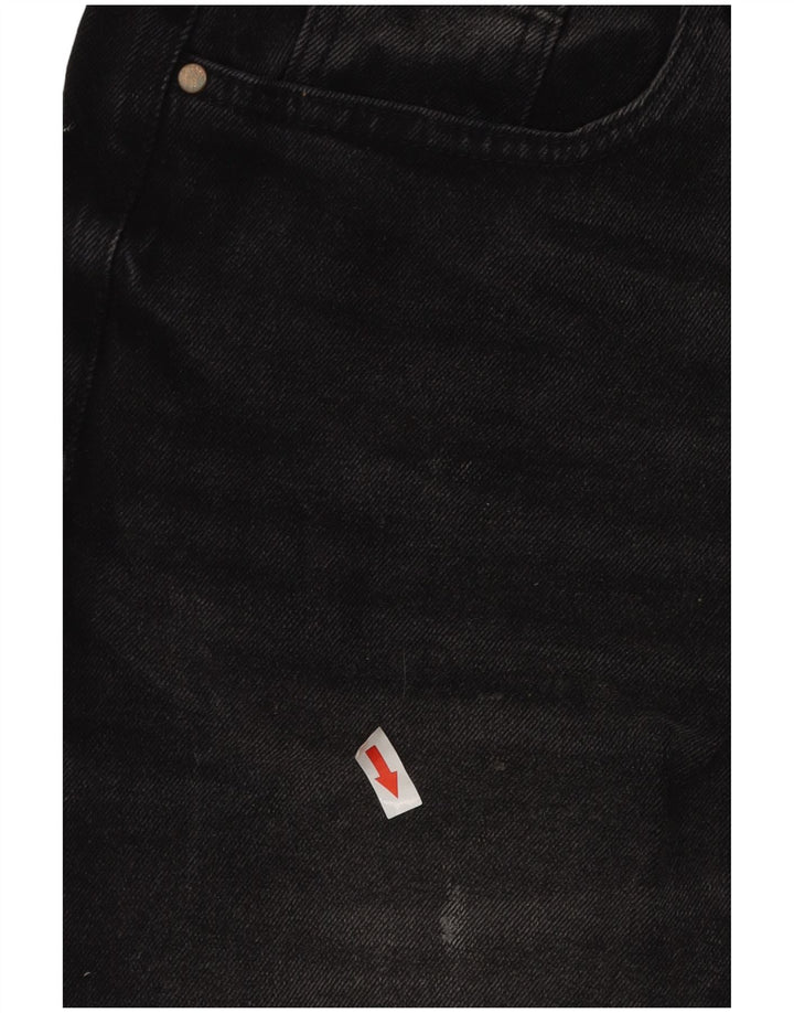 Pantaloni scurți din denim pentru bărbați Zara EU 44 Large W34 Bumbac negru