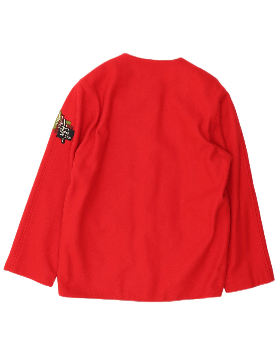 Jachetă vintage pentru femei cu 5 nasturi, roșu mediu UK 14