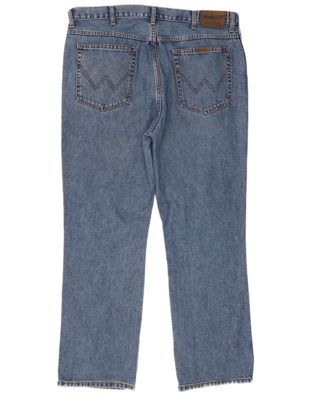 Blugi drepti WRANGLER pentru bărbați, cu ajustare normală, W40 L32, bumbac albastru