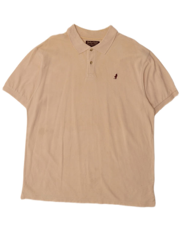 MARLBORO CLASSICS Tricou polo pentru bărbați 2XL bumbac bej