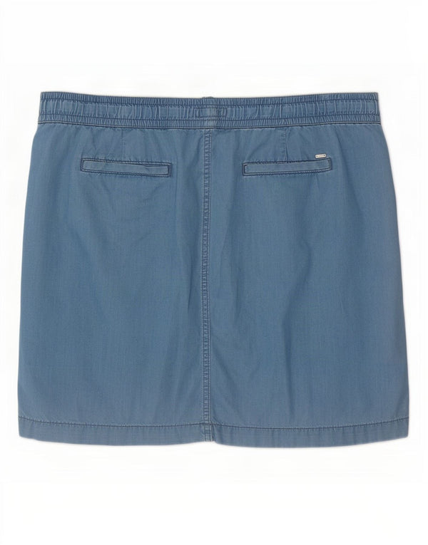 Fusta mini Tommy Hilfiger pentru femei US 12 Large W36 Blue Bumbac