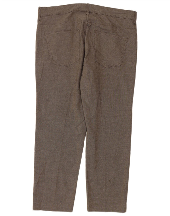 Marks & Spencer Pantaloni casual slim pentru bărbați L36 L29 Maro Poliester