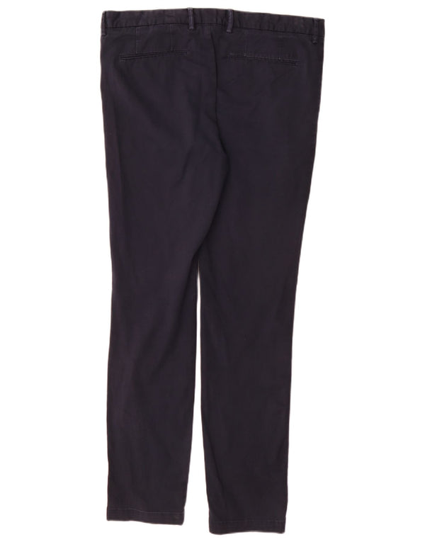 Pantaloni chino slim pentru bărbați Hugo Boss EU 52 XL W36 L32 bleumarin bumbac