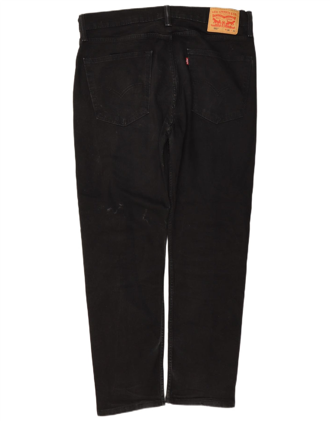 Blugi conici pentru bărbați Levi's 502 W36 L32 bumbac negru