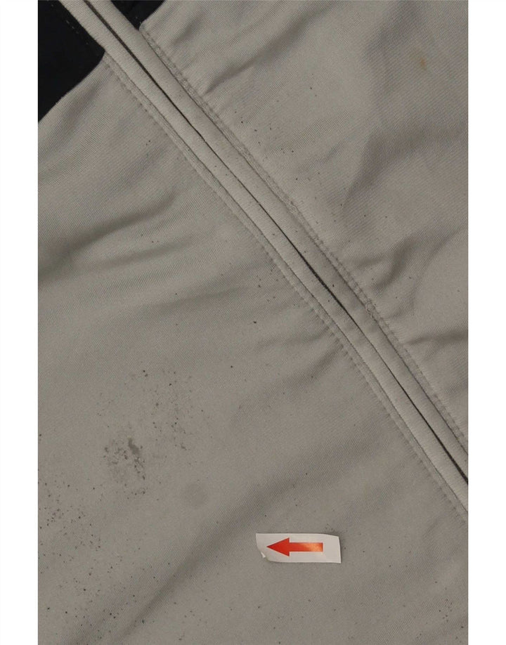 Jachetă de trening pentru bărbați Adidas UK 42/44, mare, gri, poliester color bloc