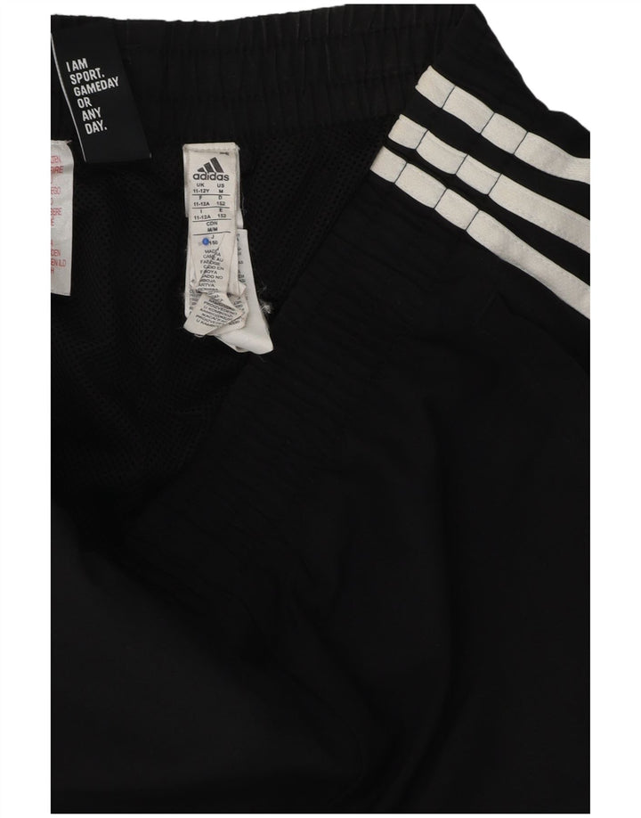 Pantaloni scurți sport adidas băieți 11-12 ani poliester negru