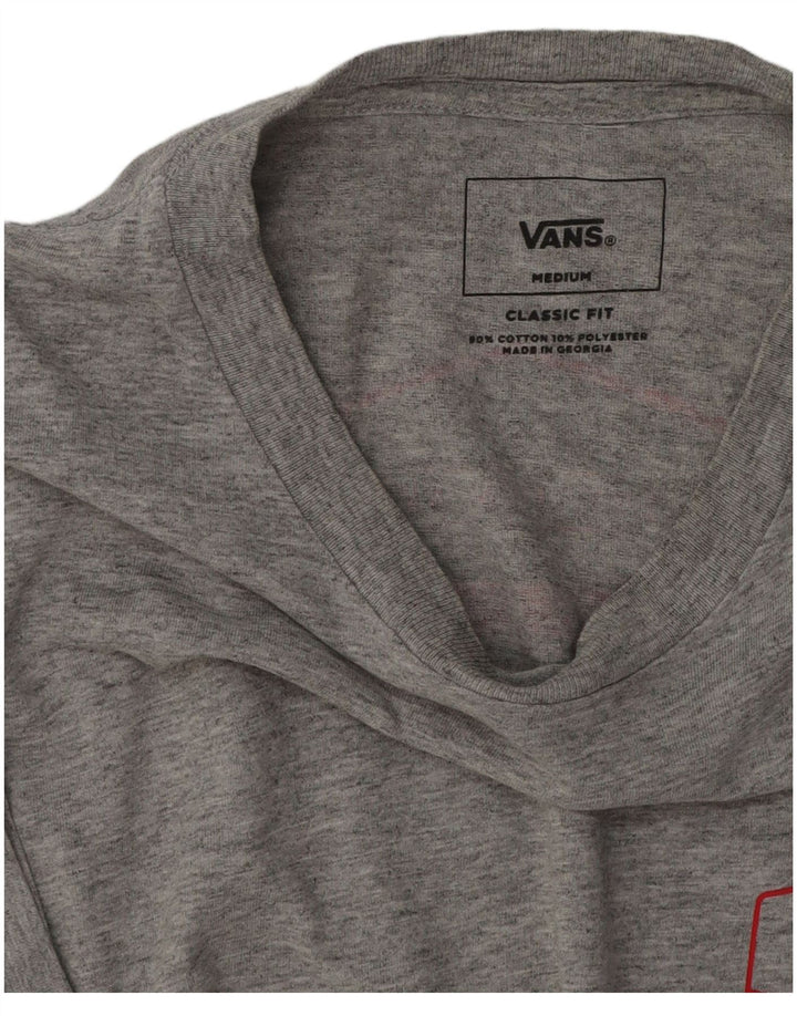 Tricou pentru bărbați Vans Classic Fit Top din bumbac cu pete gri mediu