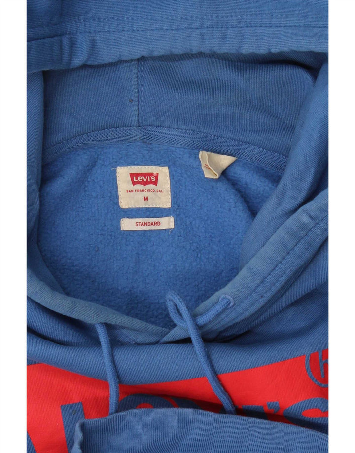 Pulover Levi's Standard Graphic pentru bărbați, albastru mediu