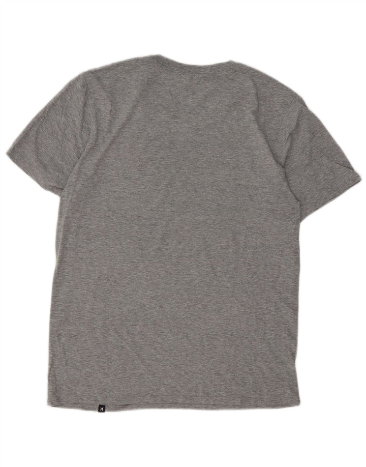Tricou pentru bărbați Hurley Top mic, gri, bumbac cu pete