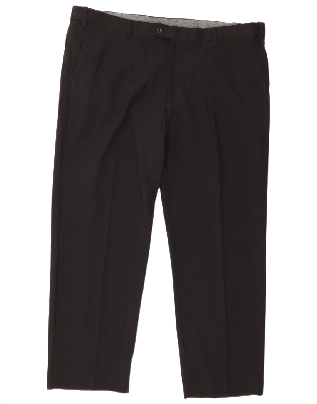 Marks & Spencer Pantaloni de costum obișnuit pentru bărbați L42 L29 Poliester negru