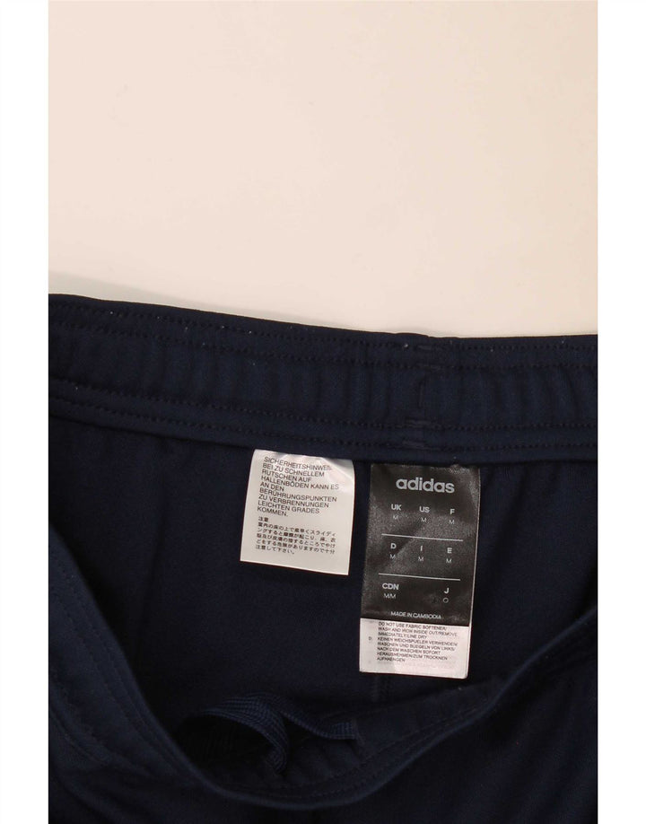 Pantaloni de trening Adidas Climalite pentru bărbați, poliester mediu bleumarin