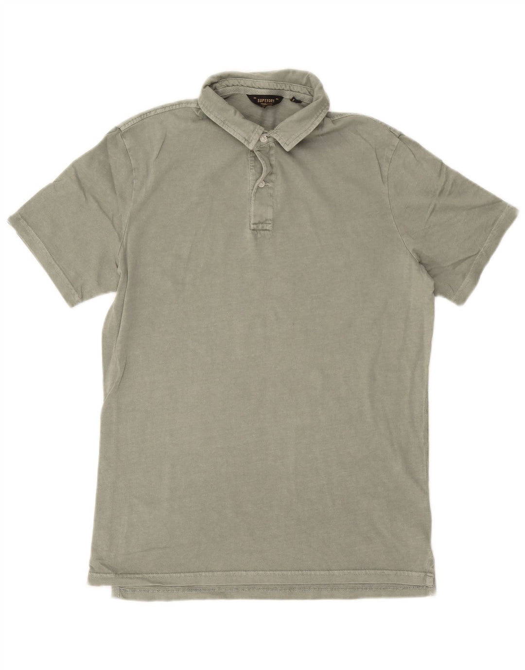 Tricou polo pentru bărbați Superdry, bumbac verde mare