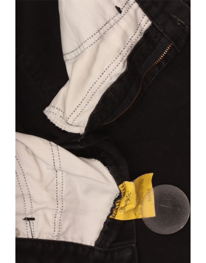 Blugi drepte pentru bărbați Wrangler Texas W33 L34 bumbac negru