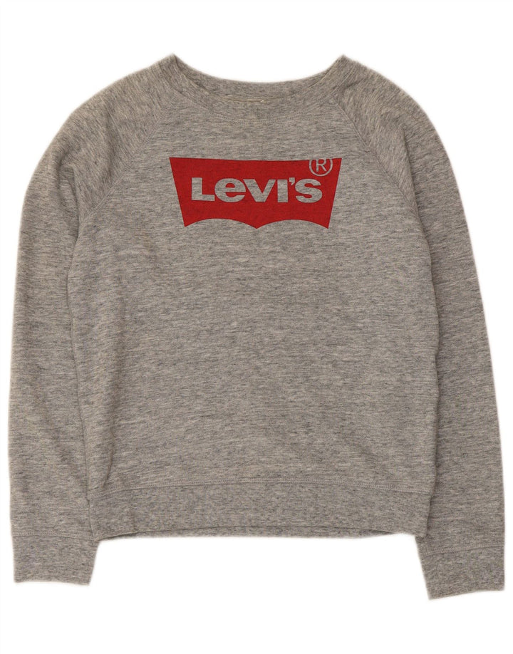 Pulover Levi's pentru damă, cu grafică, UK 6 XS, gri pete