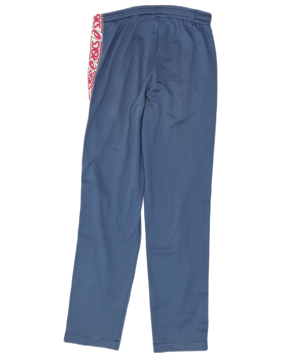 Pantaloni de trening grafic Asics pentru bărbați, albastru mediu, poliamidă color bloc