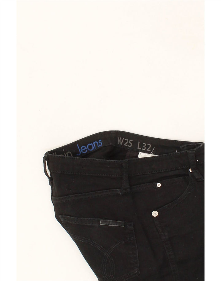 CALVIN KLEIN Womens Skinny Jeans W25 L26 Black Vintage Calvin Klein and Second-Hand Calvin Klein from Messina Hembry 