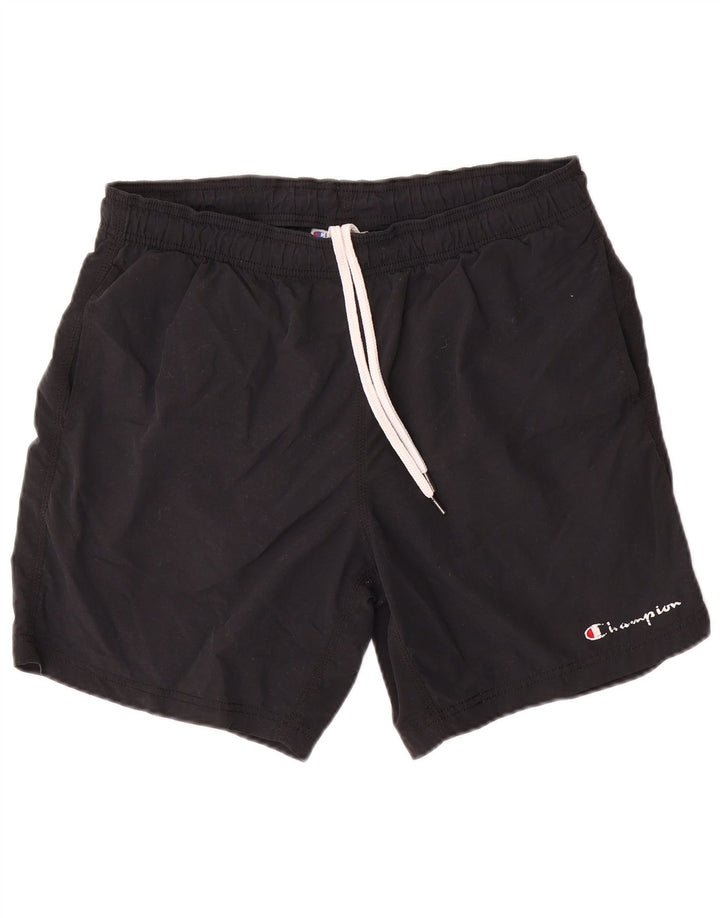 Pantaloni scurți sport Champion pentru bărbați, mediu negru