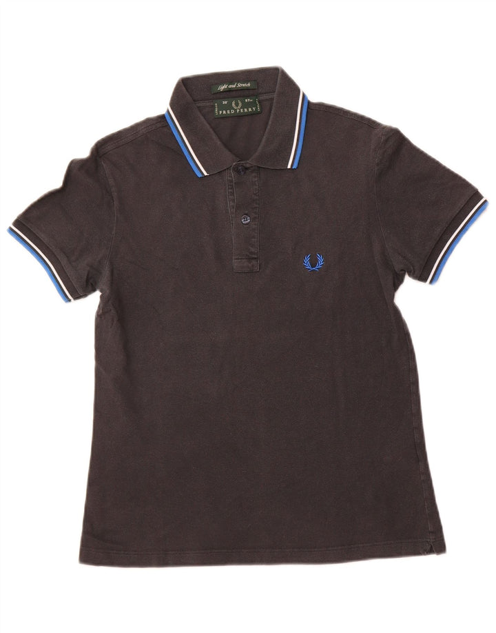 FRED PERRY Tricou polo pentru bărbați, bumbac negru mic