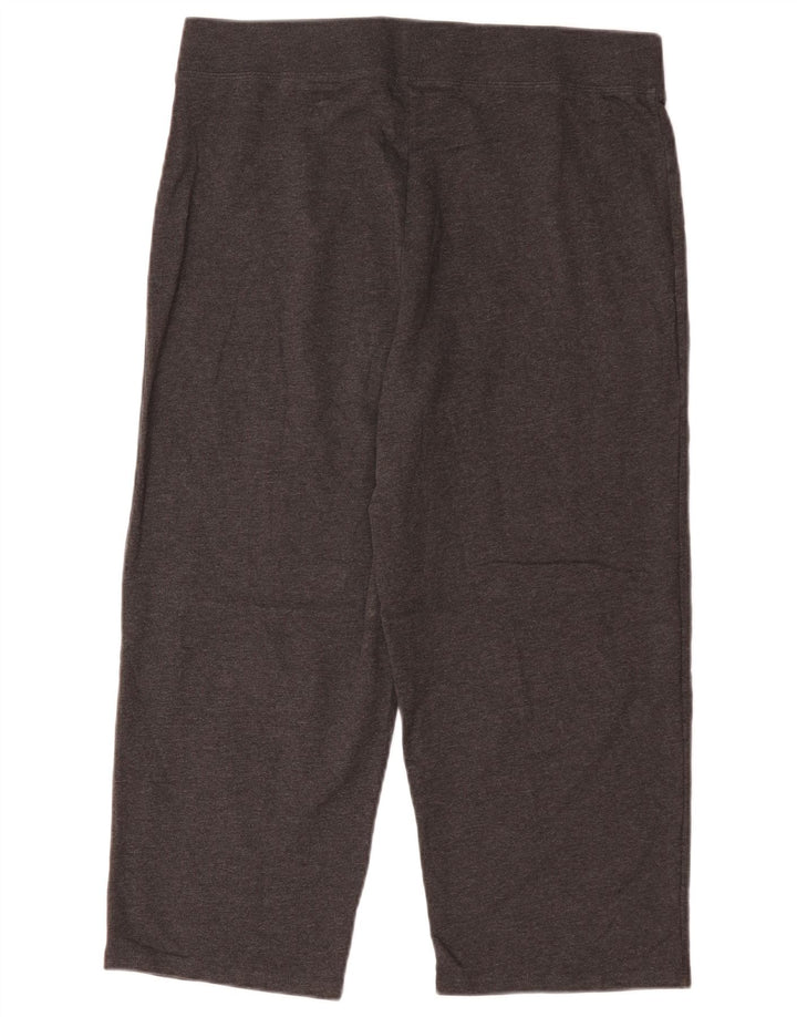 MARKS & SPENCER Leggings Capri pentru femei UK 14, mare, gri bumbac