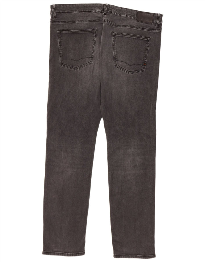 Blugi pentru bărbați Hugo Boss Delaware Slim W38 L34 bumbac gri
