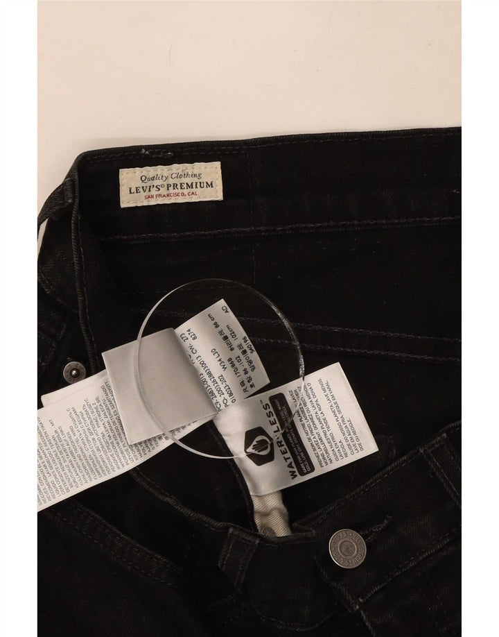 Blugi slim pentru bărbați Levi's W34 L30 bumbac negru