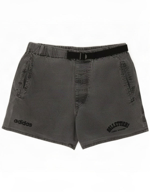 Adidas Mens Chino Shorts Small W29 Gri Bumbac