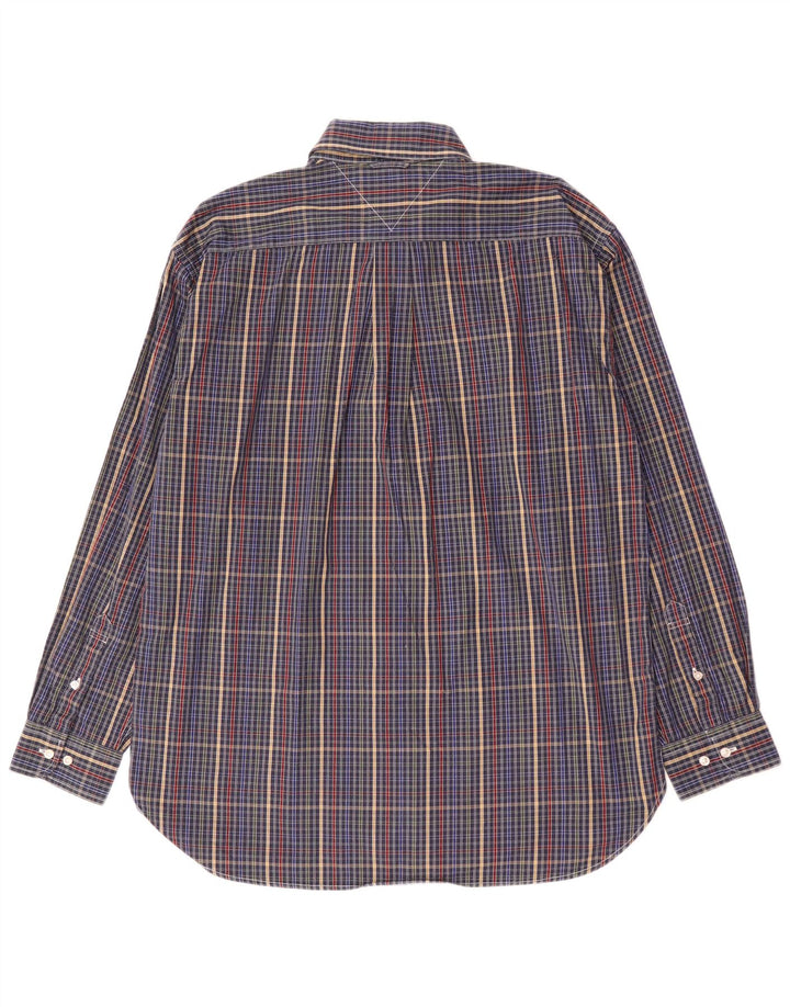Cămașă pentru bărbați Tommy Hilfiger, mare, albastru, din bumbac
