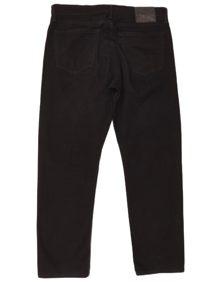 LEVI'S Blugi 504 drepti pentru bărbați W36 L32 bumbac negru