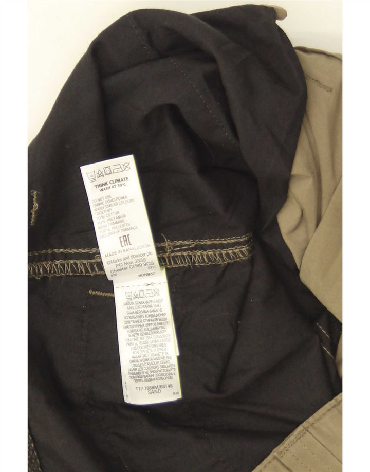 Pantaloni scurți cargo pentru bărbați Marks & Spencer W34, bumbac mare kaki