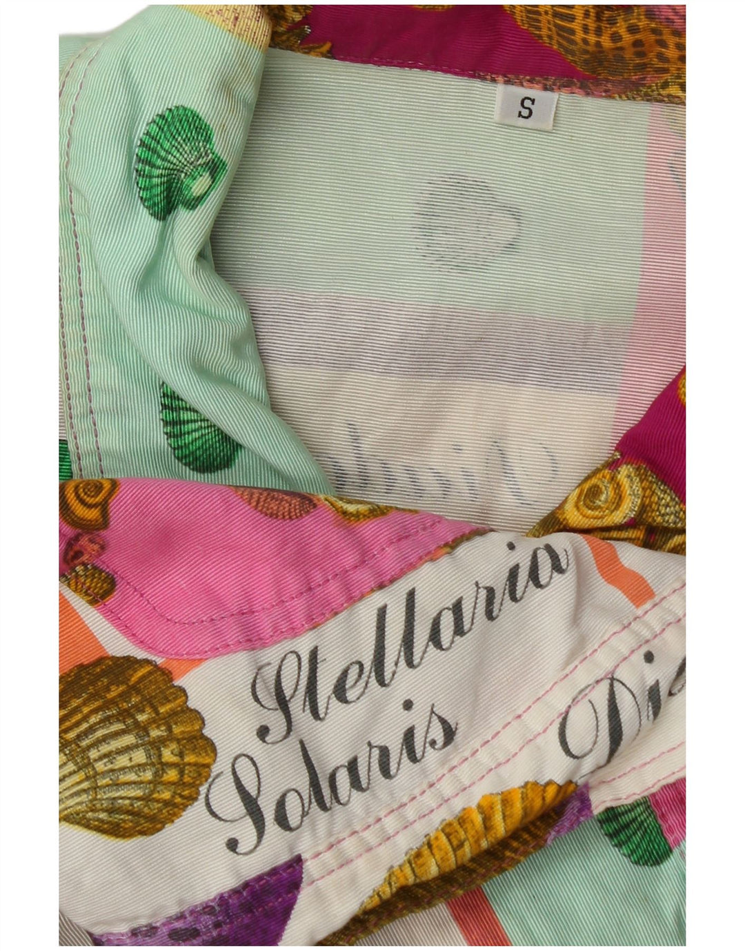 Jachetă Bolero Vintage pentru femei cu grafică UK 10, mic, multicolor, viscoză