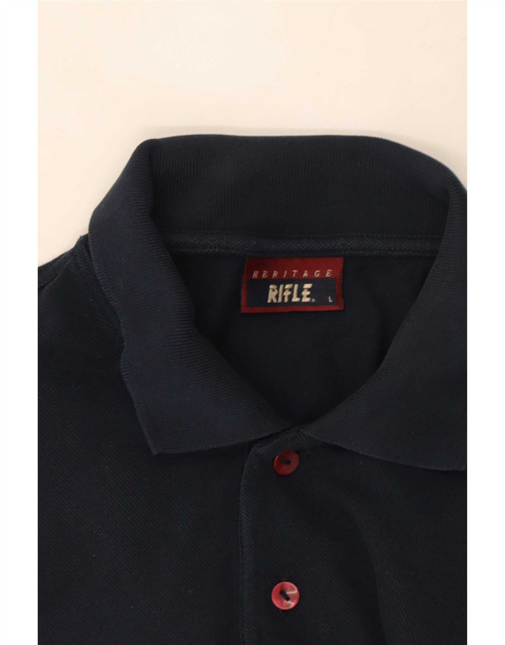 Tricou polo pentru bărbați Rifle, mare bleumarin