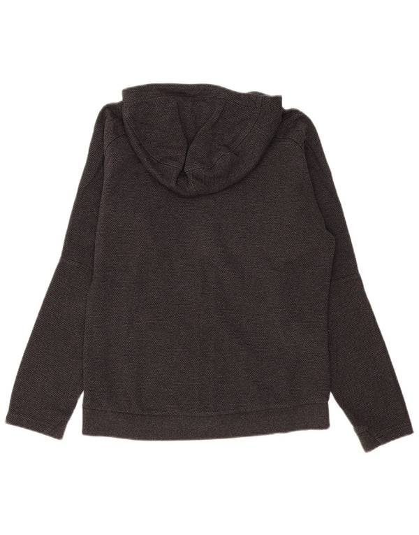 Pulover Puma Italia Graphic Zip pentru femei UK 12, bumbac gri mediu