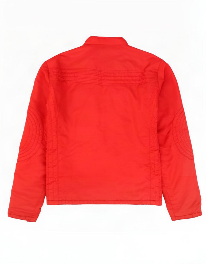 Bomber vintage pentru bărbați UK 36, roșu, poliester color bloc