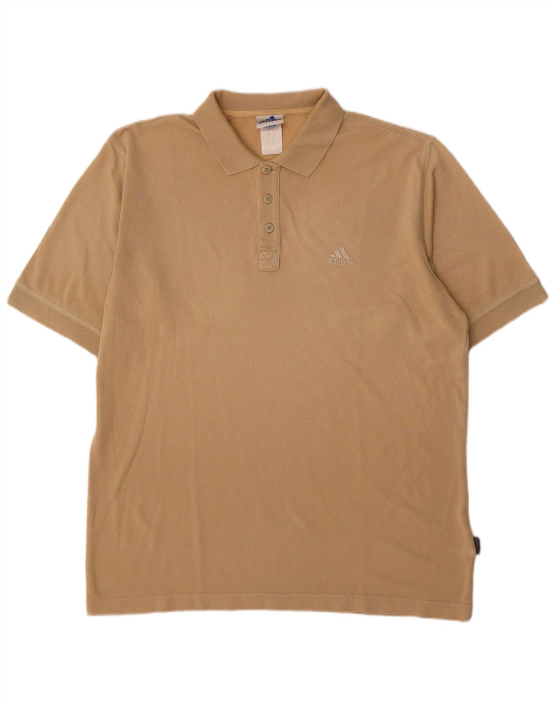 Tricou polo pentru bărbați Adidas, mare, bej