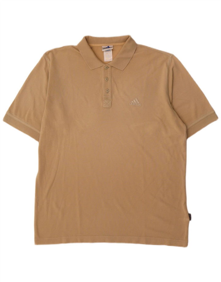 Tricou polo pentru bărbați Adidas, mare, bej