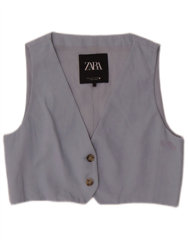 Vestă pentru femei Zara UK 12 Medium Blue