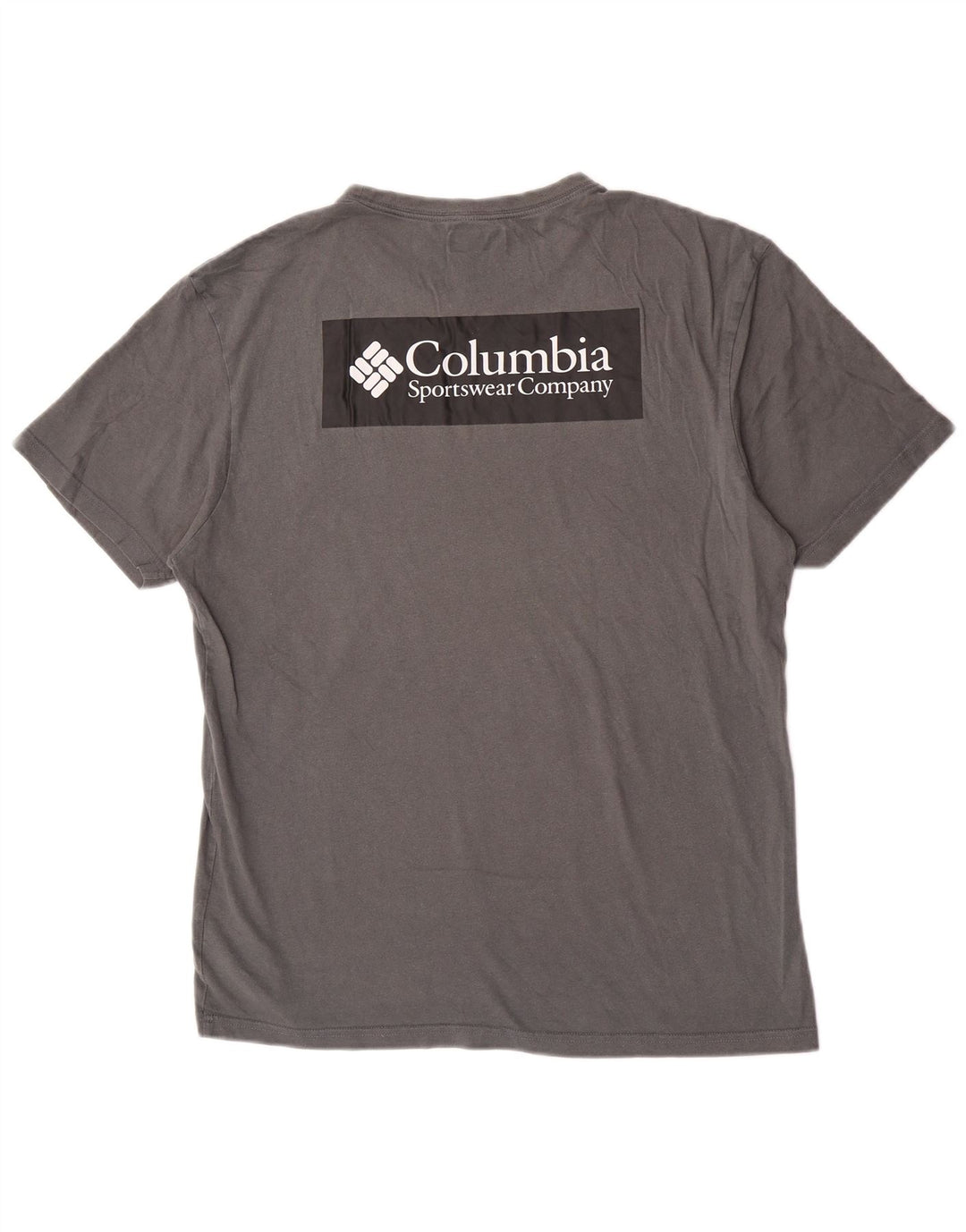 Tricou grafic Columbia pentru bărbați Top, bumbac, gri mediu