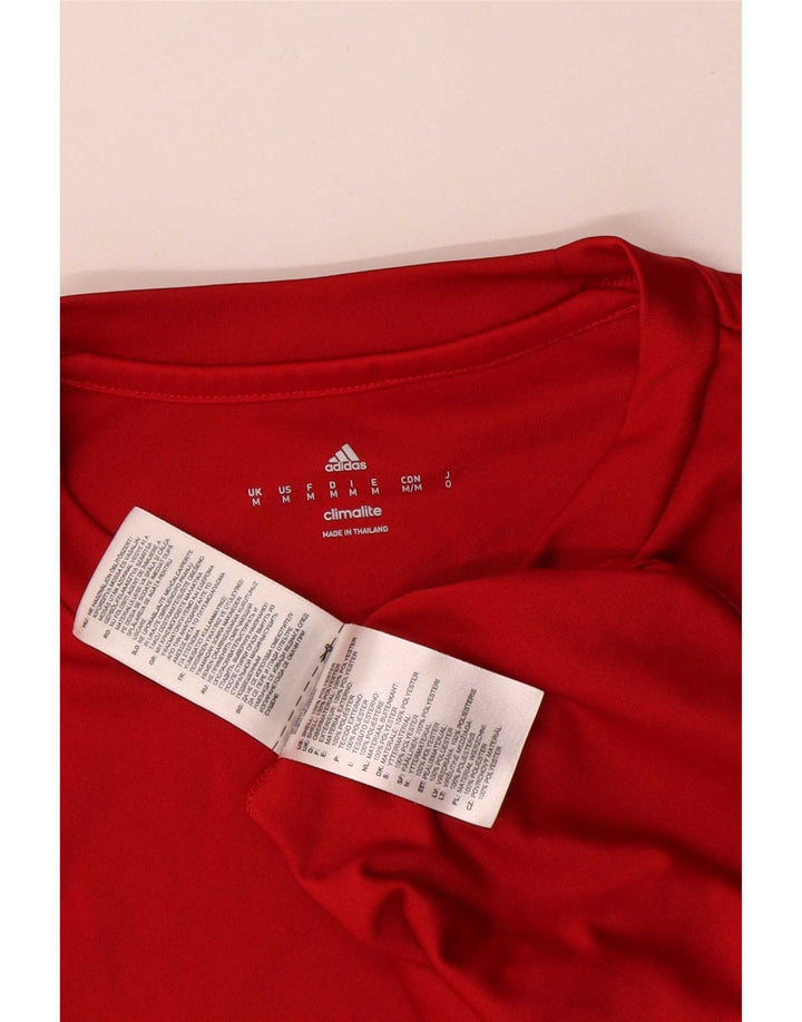 Tricou Adidas Climalite pentru bărbați Top Medium Red Poliester
