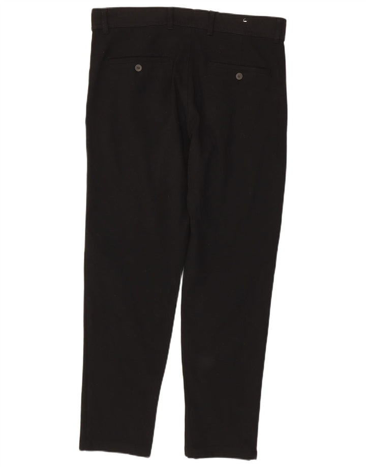 Pantaloni chino slim pentru bărbați Zara EU 40 Mediu L31 L29 Poliester negru
