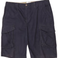 Pantaloni scurți cargo pentru bărbați Timberland W34, mari, albastru, bumbac