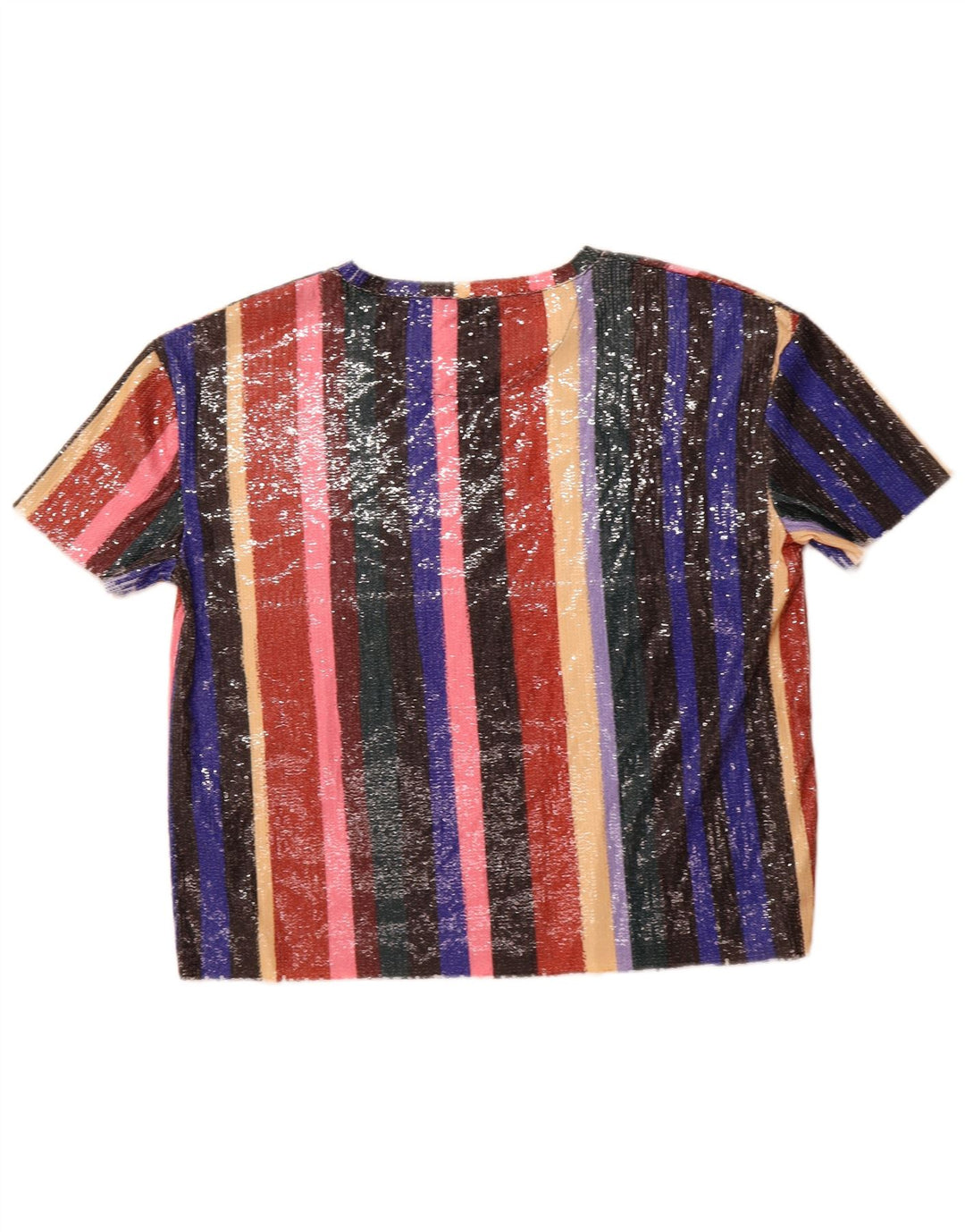 Bluză Trafaluc pentru femei ZARA UK 16, mare, cu dungi multicolore