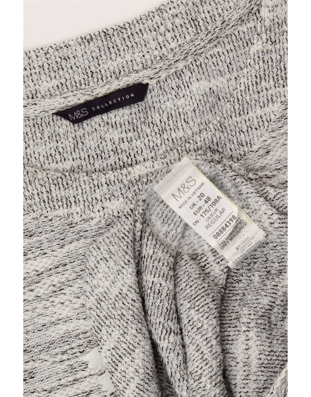 Rochie schimbătoare pentru femei Marks & Spencer, cu mâneci 3/4 UK 20 2XL, gri pete