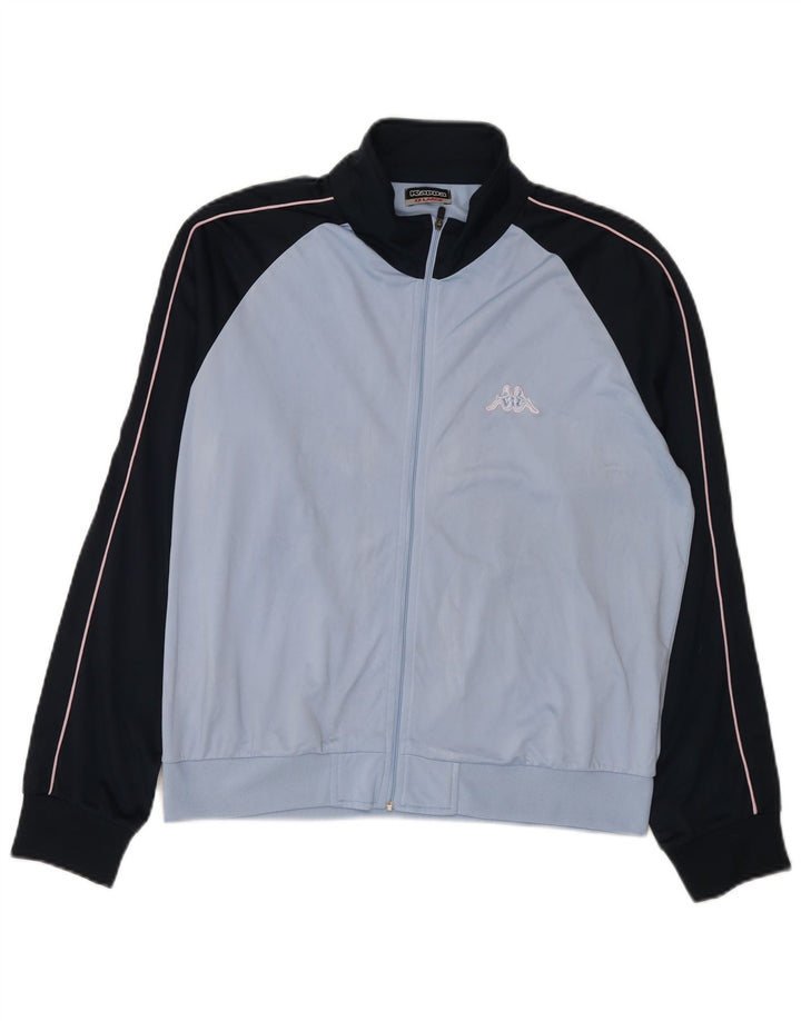 Jachetă de trening Kappa pentru femei, 2XL, poliester color block, albastru