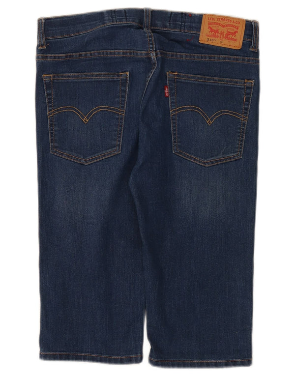 Bermudă Levi's pentru fete 510 Skinny Denim 15-16 ani W30 Bumbac albastru