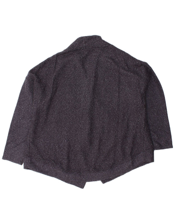 MARKS & SPENCER Pulover cardigan deschis pentru femei Marea Britanie 20 2XL Bleumarin pete