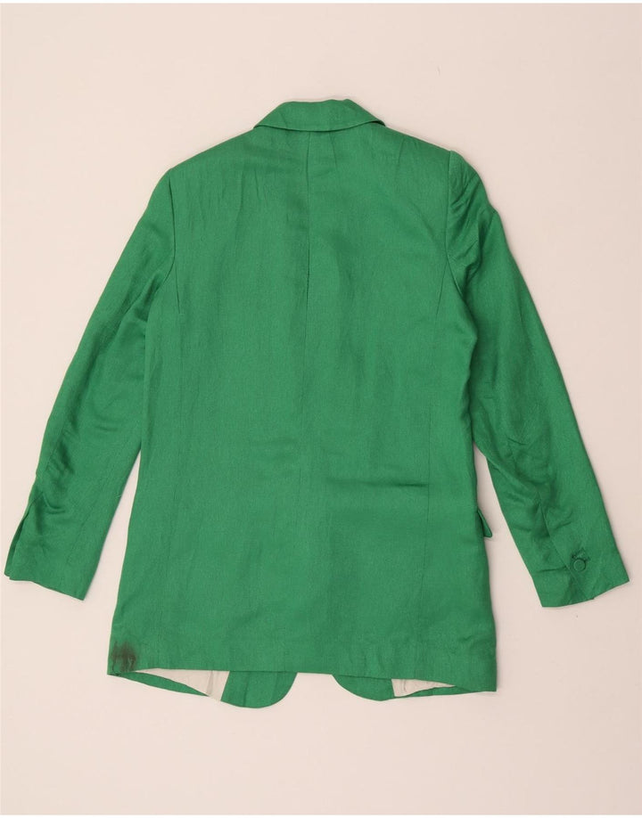 Jachetă Blazer pentru femei deschisă Zara UK 10 Mic verde